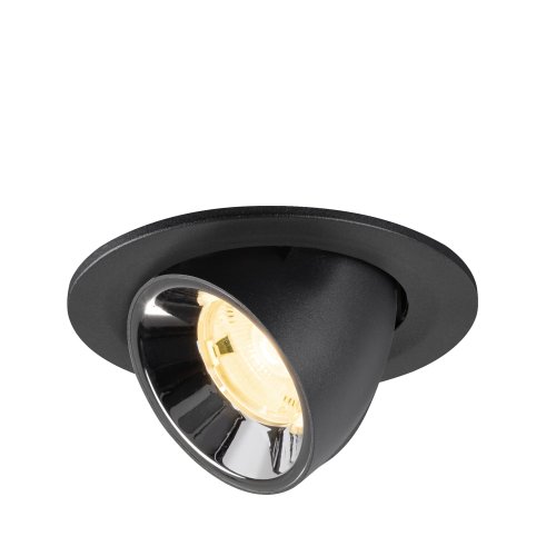 SLV NUMINOS&reg; GIMBLE S, black/chrome recessed ceiling light 3000 K 20&deg; - Slv 1009399 1 h rgb - 20171817