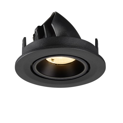 SLV NUMINOS&reg; GIMLE S, plafondinbouwarmatuur 3000K, 40&deg;, IP20, rond, zwart - Slv 1009400 7 rgb - 20027674