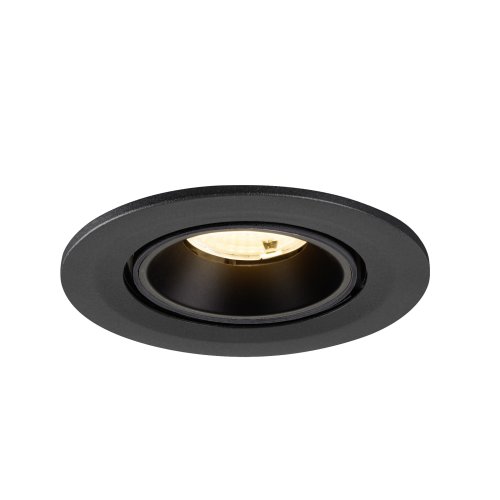 SLV NUMINOS&reg; GIMBLE S, plafondinbouwarmatuur, 3000 K, 55&deg;, IP20, rond, zwa - Slv 1009403 4 rgb - 20027676