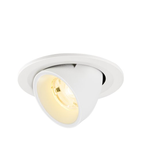 SLV NUMINOS&reg; GIMBLE S, plafondinbouwarmatuur, 3000 K, 20&deg;, IP20, rond, wit - Slv 1009407 1 h rgb - 20027678