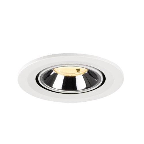 SLV NUMINOS&reg; GIMBLE S, white/chrom recessed ceiling light 3000 K 20&deg; - Slv 1009408 4 rgb - 20171821