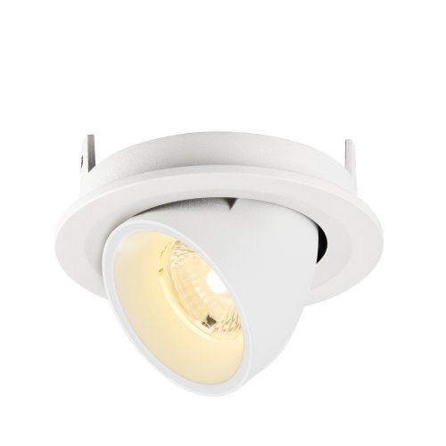 SLV NUMINOS&reg; GIMBLE S, plafondinbouwarmatuur, 3000 K, 40&deg;, IP20, rond, wit - Slv 1009410 5 rgb - 20027679