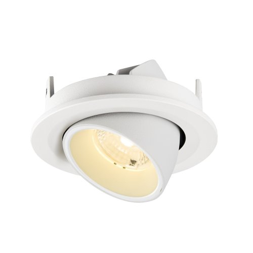 SLV NUMINOS&reg; GIMBLE S, plafondinbouwarmatuur, 3000 K, 40&deg;, IP20, rond, wit - Slv 1009410 6 rgb - 20027679