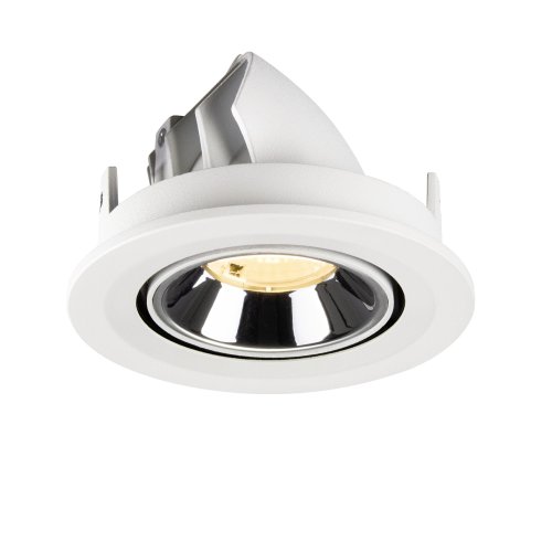SLV NUMINOS&reg; GIMBLE S, white/chrom recessed ceiling light 3000 K 40&deg; - Slv 1009411 7 rgb - 20171823