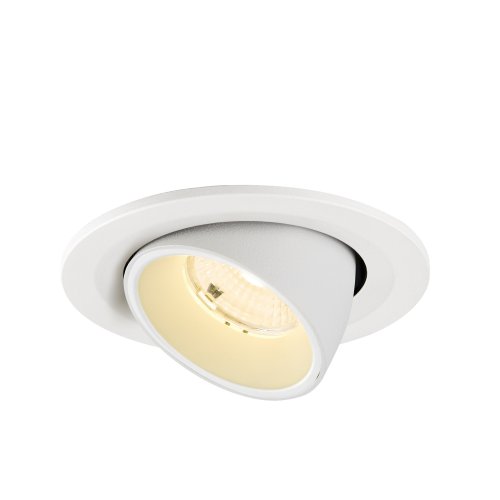 SLV NUMINOS&reg; GIMBLE S, plafondinbouwarmatuur, 3000 K, 55&deg;, IP20, rond, wit - Slv 1009413 3 rgb - 20027680