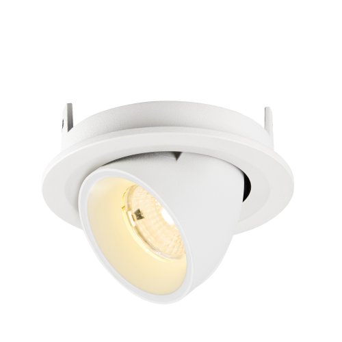 SLV NUMINOS&reg; GIMBLE S, plafondinbouwarmatuur, 3000 K, 55&deg;, IP20, rond, wit - Slv 1009413 5 rgb - 20027680