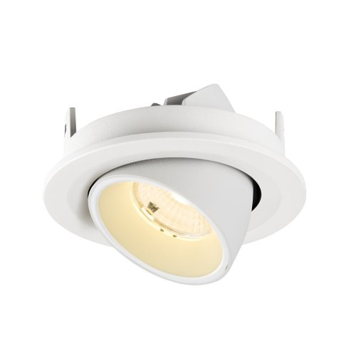 SLV NUMINOS&reg; GIMBLE S, plafondinbouwarmatuur, 3000 K, 55&deg;, IP20, rond, wit - Slv 1009413 6 rgb - 20027680