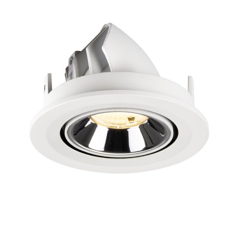 SLV NUMINOS&reg; GIMBLE S, white/chrom recessed ceiling light 3000 K 55&deg; - Slv 1009414 7 rgb - 20171825