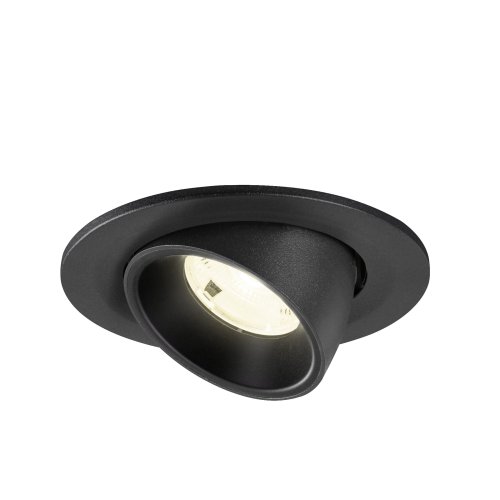 SLV NUMINOS&reg; GIMLE S, plafondinbouwarmatuur 4000K, 40&deg;, IP20, rond, zwart - Slv 1009415 3 rgb - 20027681