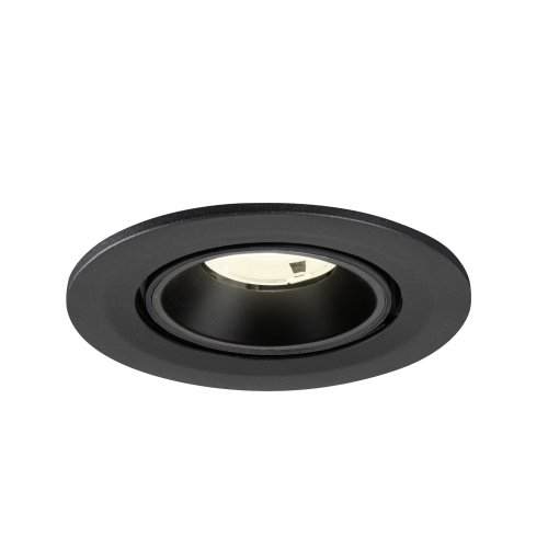 SLV NUMINOS&reg; GIMLE S, plafondinbouwarmatuur 4000K, 40&deg;, IP20, rond, zwart - Slv 1009415 4 rgb - 20027681