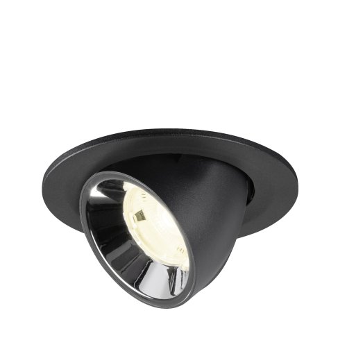 SLV NUMINOS&reg; GIMBLE S, black/chrome recessed ceiling light 4000 K 20&deg; - Slv 1009417 1 h rgb - 20171826
