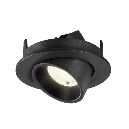 SLV NUMINOS&reg; GIMLE S, plafondinbouwarmatuur 4000K, 40&deg;, IP20, rond, zwart - Slv 1009418 6 rgb - 20027683
