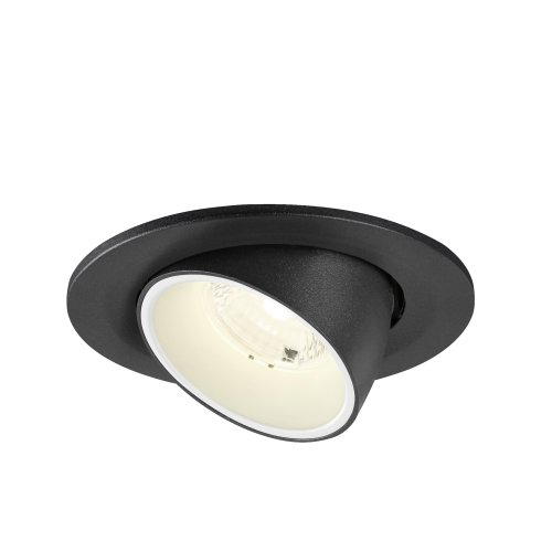 SLV NUMINOS&reg; GIMBLE S, plafondinbouwarmatuur 4000K, 40&deg;, IP20, rond, zwart - Slv 1009419 3 rgb - 20027684