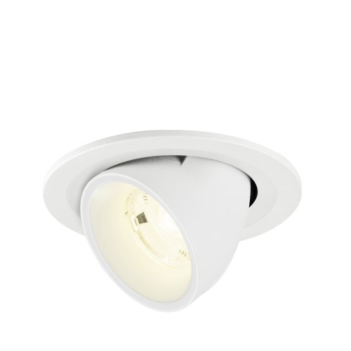 SLV NUMINOS&reg; GIMBLE S, plafondinbouwarmatuur, 4000 K, 20&deg;, IP20, rond, wit - Slv 1009425 1 h rgb - 20027687