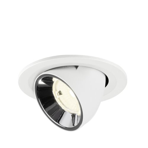 SLV NUMINOS&reg; GIMBLE S, white/chrom recessed ceiling light 4000 K 55&deg; - Slv 1009432 1 h rgb - 20171834