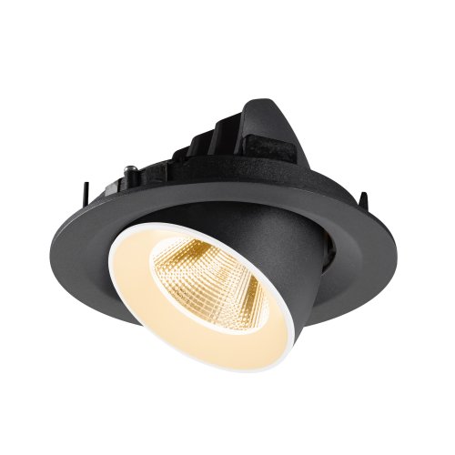 SLV NUMINOS&reg; GIMBLE M, plafondinbouwarmatuur, 2700K 20&deg;, zwart / wit - Slv 1009542 6 rgb - 20027745