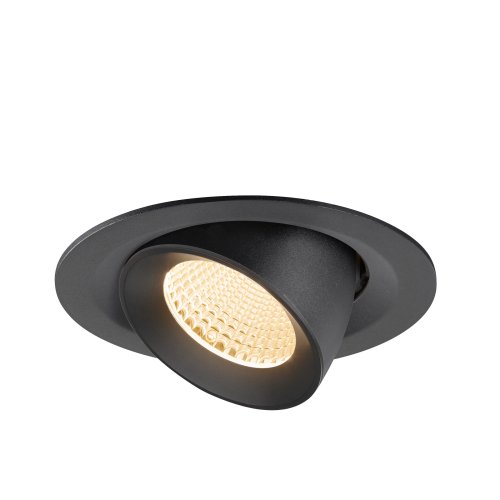 SLV NUMINOS&reg; GIMBLE M, plafondinbouwarmatuur, 2700K, 40&deg;, zwart - Slv 1009544 3 rgb - 20027746