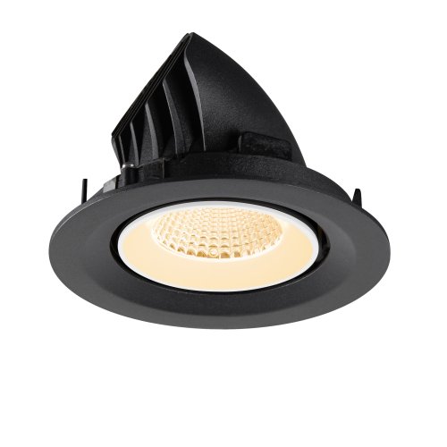 SLV NUMINOS&reg; GIMBLE M, plafondinbouwarmatuur, 2700K 40&deg;, zwart / wit - Slv 1009545 7 rgb - 20027747