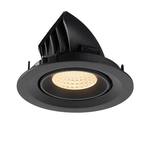SLV NUMINOS&reg; GIMBLE M, plafondinbouwarmatuur, 2700K, 55&deg;, zwart - Slv 1009547 7 rgb - 20027748