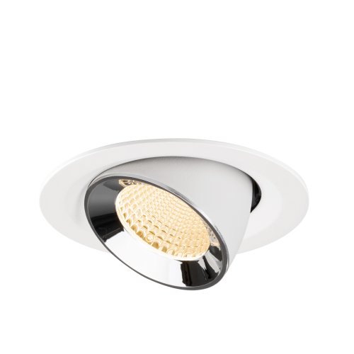 SLV NUMINOS&reg; GIMBLE M, white/chrom recessed ceiling light 2700 K 40&deg; - Slv 1009555 3 rgb - 20171895