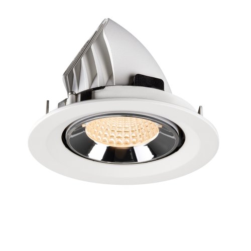 SLV NUMINOS&reg; GIMBLE M, white/chrom recessed ceiling light 2700 K 55&deg; - Slv 1009558 7 rgb - 20171897