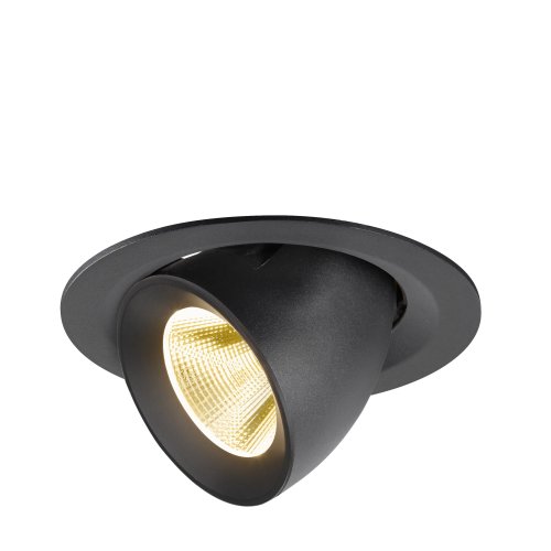 SLV NUMINOS&reg; GIMBLE M, plafondinbouwarmatuur, 3000K, 20&deg;, zwart - Slv 1009559 1 h rgb - 20027753