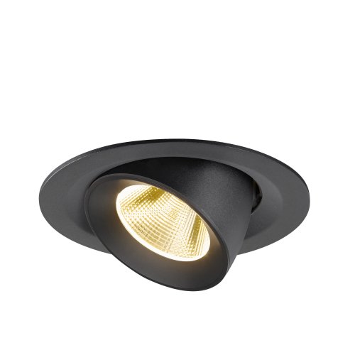 SLV NUMINOS&reg; GIMBLE M, plafondinbouwarmatuur, 3000K, 20&deg;, zwart - Slv 1009559 3 rgb - 20027753