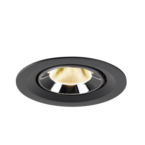 SLV NUMINOS&reg; GIMBLE M, black/chrome recessed ceiling light 3000 K 20&deg; - Slv 1009561 4 rgb - 20171898