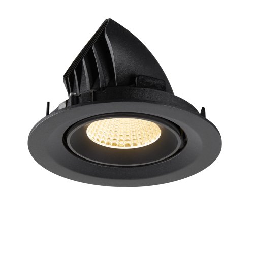 SLV NUMINOS&reg; GIMBLE M, plafondinbouwarmatuur, 3000K, 40&deg;, zwart - Slv 1009562 7 rgb - 20027755