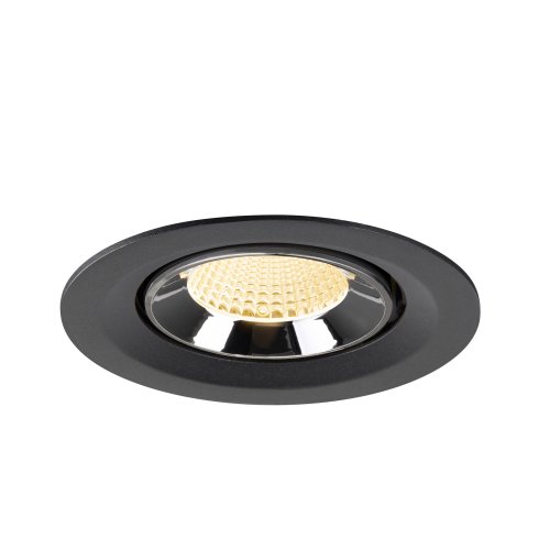 SLV NUMINOS&reg; GIMBLE M, black/chrome recessed ceiling light 3000 K 40&deg; - Slv 1009564 4 rgb - 20171899