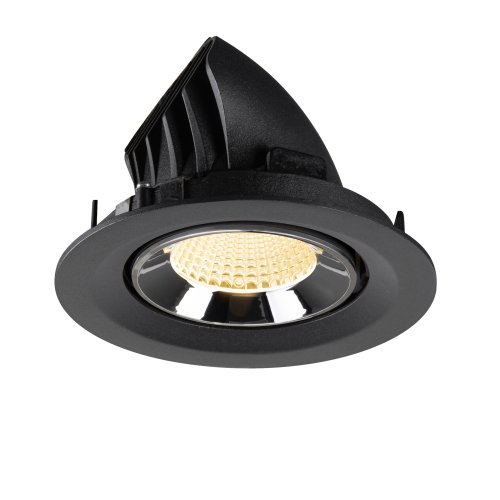 SLV NUMINOS&reg; GIMBLE M, black/chrome recessed ceiling light 3000 K 40&deg; - Slv 1009564 7 rgb - 20171899