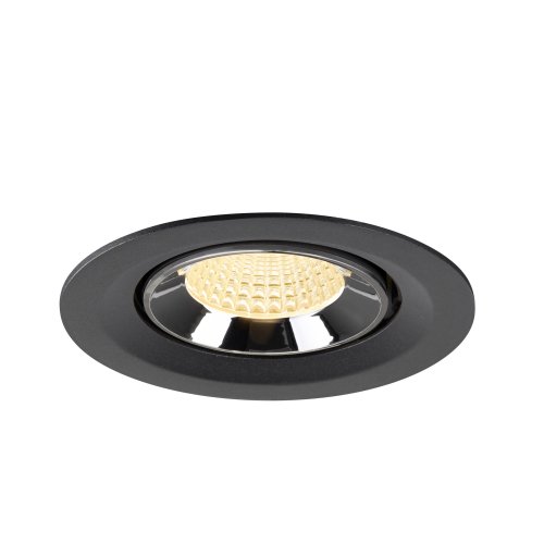 SLV NUMINOS&reg; GIMBLE M, black/chrome recessed ceiling light 3000 K 55&deg; - Slv 1009567 4 rgb - 20171900