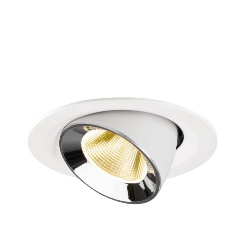 SLV NUMINOS&reg; GIMBLE M, white/chrom recessed ceiling light 3000 K 20&deg; - Slv 1009570 3 rgb - 20171902