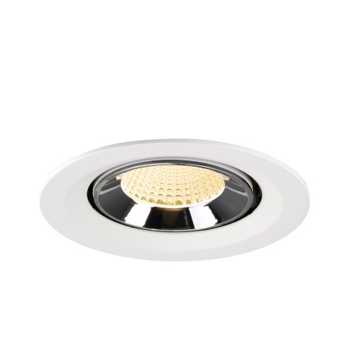 SLV NUMINOS&reg; GIMBLE M, white/chrom recessed ceiling light 3000 K 40&deg; - Slv 1009573 4 rgb - 20171904