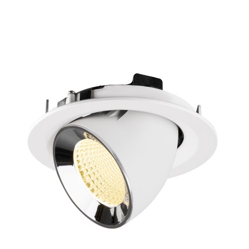 SLV NUMINOS&reg; GIMBLE M, white/chrom recessed ceiling light 3000 K 40&deg; - Slv 1009573 5 rgb - 20171904