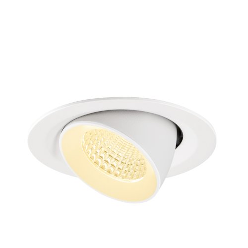 SLV NUMINOS&reg; GIMBLE M, plafondinbouwarmatuur, 3000K, 55&deg;, wit - Slv 1009575 3 rgb - 20027761