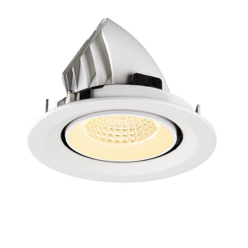 SLV NUMINOS&reg; GIMBLE M, plafondinbouwarmatuur, 3000K, 55&deg;, wit - Slv 1009575 7 rgb - 20027761