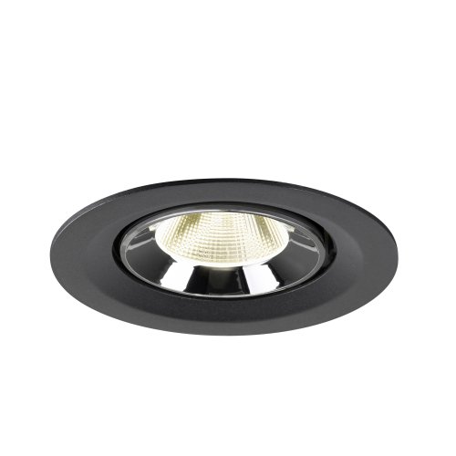 SLV NUMINOS&reg; GIMBLE M, black/chrome recessed ceiling light 4000 K 20&deg; - Slv 1009579 4 rgb - 20171907