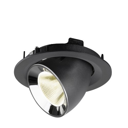 SLV NUMINOS&reg; GIMBLE M, black/chrome recessed ceiling light 4000 K 20&deg; - Slv 1009579 5 rgb - 20171907