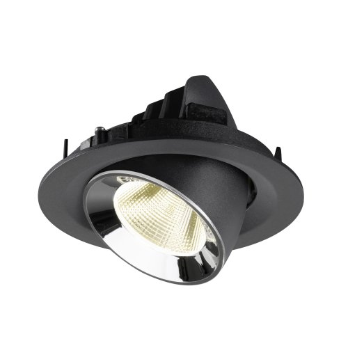 SLV NUMINOS&reg; GIMBLE M, black/chrome recessed ceiling light 4000 K 20&deg; - Slv 1009579 6 rgb - 20171907