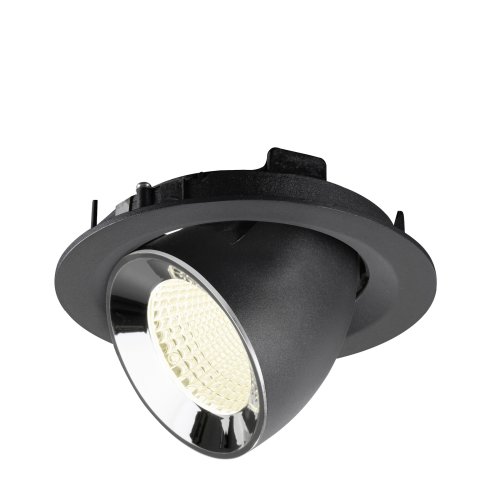 SLV NUMINOS&reg; GIMBLE M, black/chrome recessed ceiling light 4000 K 40&deg; - Slv 1009582 5 rgb - 20171908
