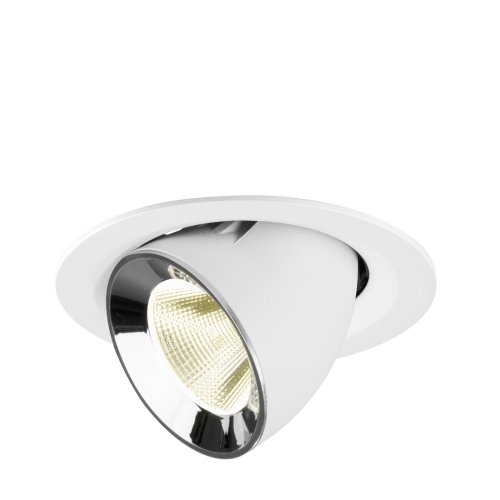 SLV NUMINOS&reg; GIMBLE M, white/chrom recessed ceiling light 4000 K 20&deg; - Slv 1009588 1 h rgb - 20171911