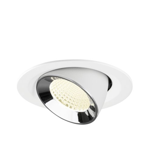 SLV NUMINOS&reg; GIMBLE M, white/chrom recessed ceiling light 4000 K 40&deg; - Slv 1009591 3 rgb - 20171913