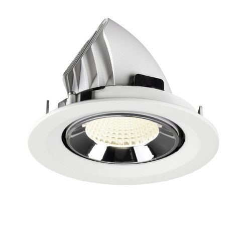 SLV NUMINOS&reg; GIMBLE M, white/chrom recessed ceiling light 4000 K 40&deg; - Slv 1009591 7 rgb - 20171913