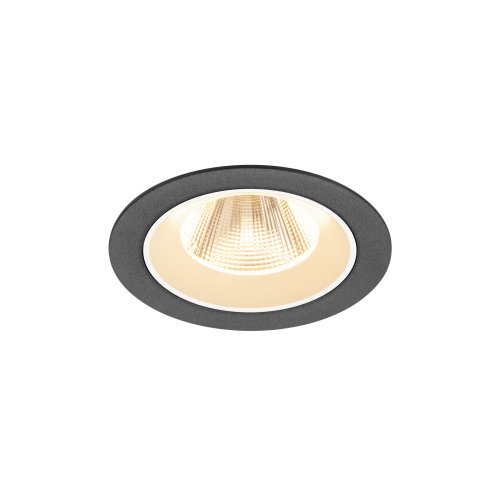 SLV NUMINOS&reg; M, plafondinbouwarmatuur, 2700 K, 20&deg;, IP20, rond zwart / wit - Slv 1009596 1 h rgb - 20027772