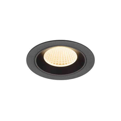 SLV NUMINOS&reg; M, plafondinbouwarmatuur, 2700 K, 40&deg;, IP20, rond, zwart - Slv 1009598 1 h rgb - 20027773