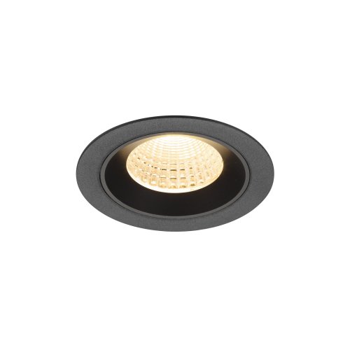 SLV NUMINOS&reg; M, plafondinbouwarmatuur 2700K, 55&deg;, IP20, rond, zwart - Slv 1009601 1 h rgb - 20027775