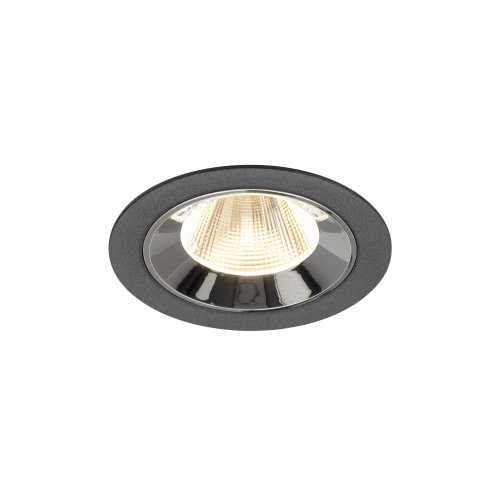 SLV NUMINOS&reg; M, black/chrome recessed ceiling light 3000 K 20&deg; - Slv 1009615 1 h rgb - 20171925