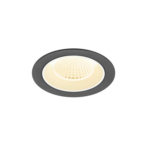 SLV NUMINOS&reg; S, plafondinbouwarmatuur 3000K, 40&deg;, IP20, rond, zwart / wit - Slv 1009617 1 h rgb - 20027783