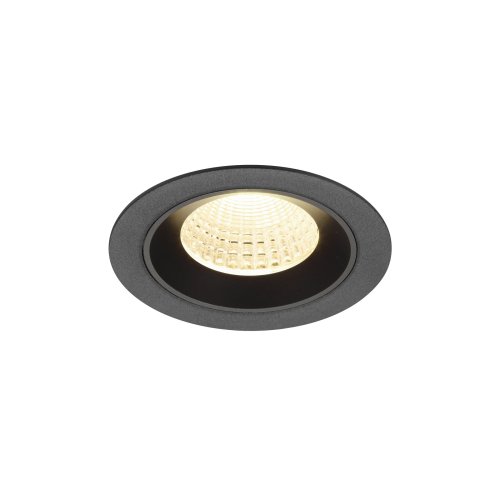 SLV NUMINOS&reg; M, plafondinbouwarmatuur 3000K, 55&deg;, IP20, rond, zwart - Slv 1009619 1 h rgb - 20027784